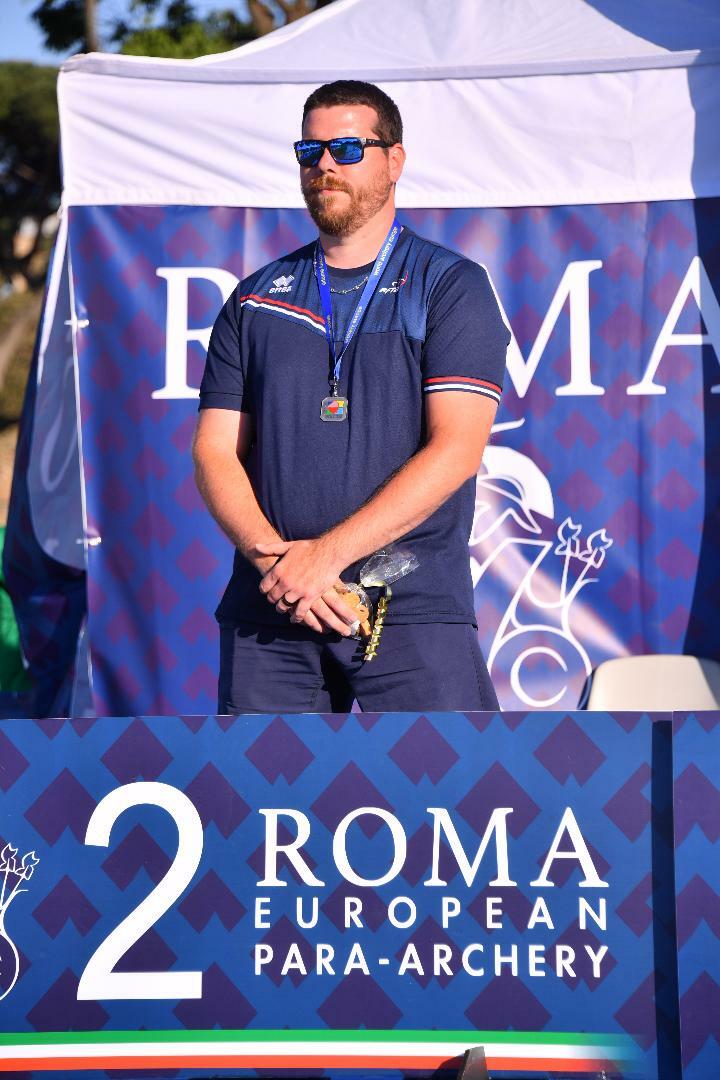 Maxime Guérin vice-champion d’Europe para en Open arc à poulies