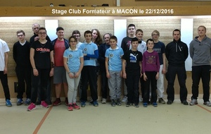 Stage CF Macon du 22/12/2016